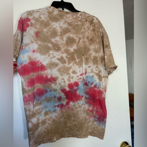 AC/DC Tan and White Graphic Tee - Picture 2 of 3